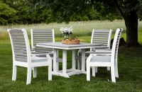 homestead dining set with classic terrace chairs